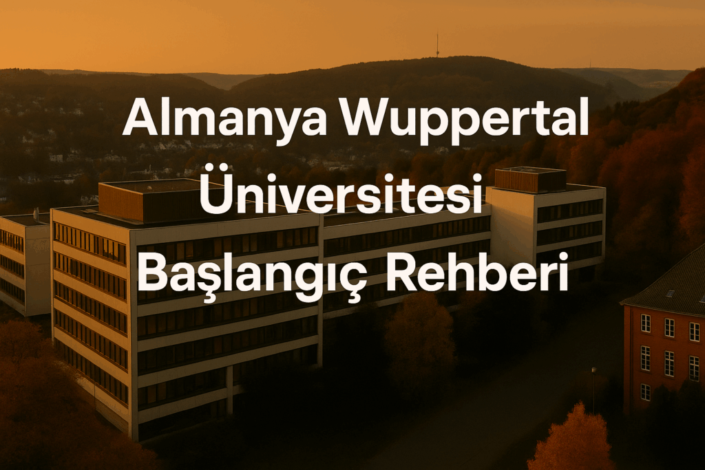 Almanya Wuppertal Üniversitesi Başlangıç Rehberi