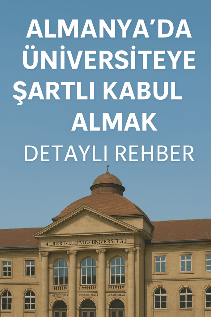 Almanya'da Şartlı Kabul Alma Detaylı Rehber