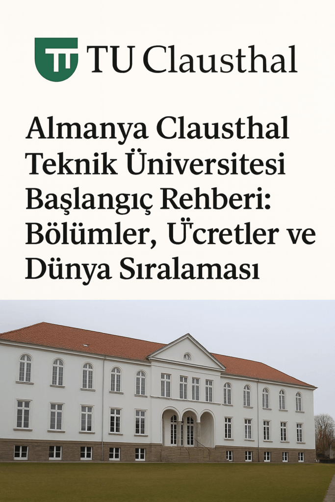 Almanya clausthal teknik üniversitesi başlangıç rehberi